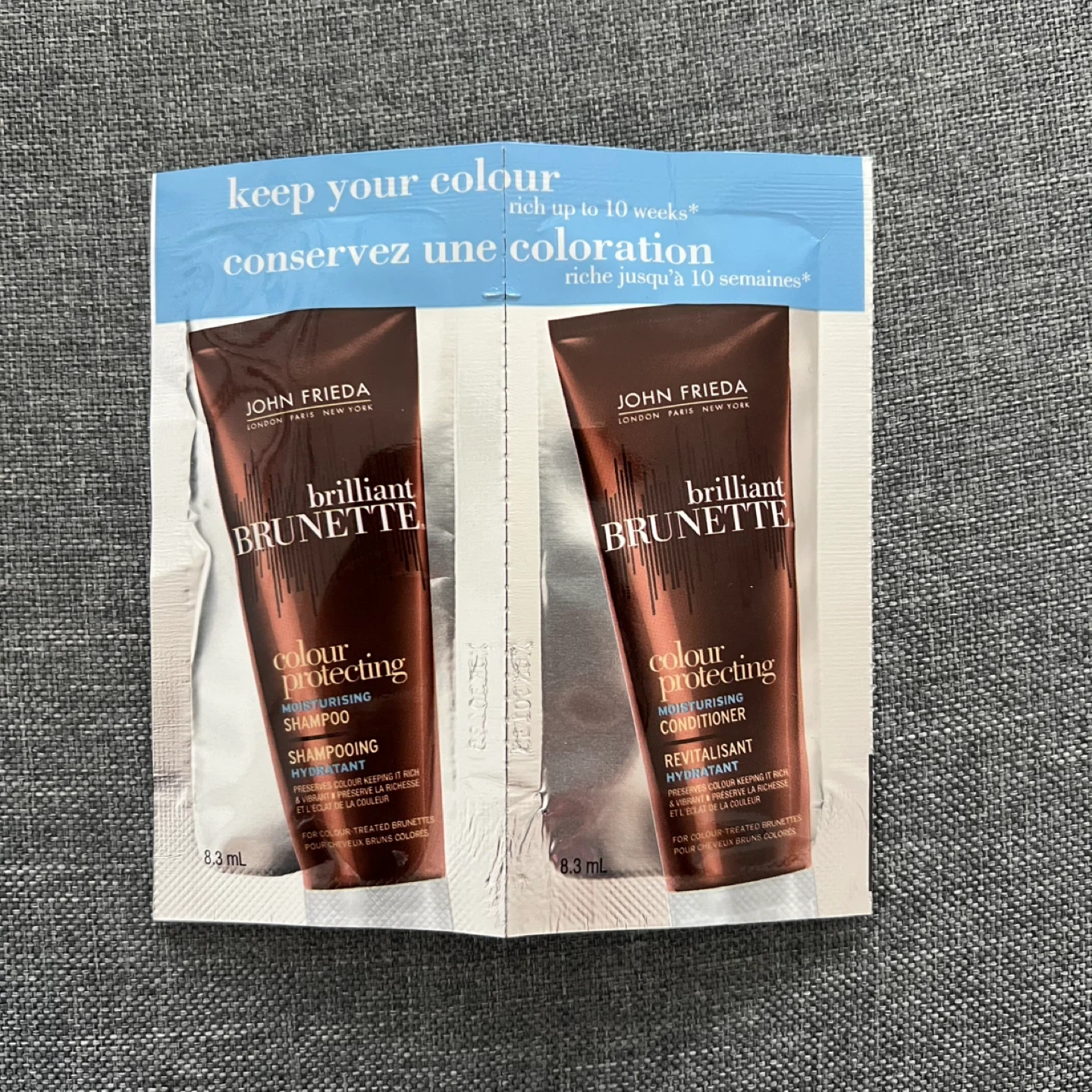 John Frieda Shampoo & Conditioner Samples