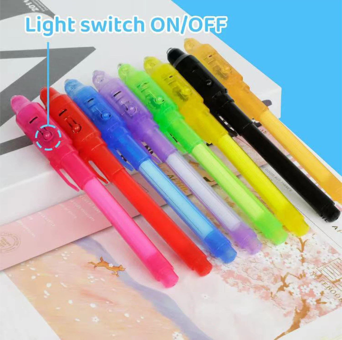 32pcs  Invisible Ink Pens with UV Light - photo 3