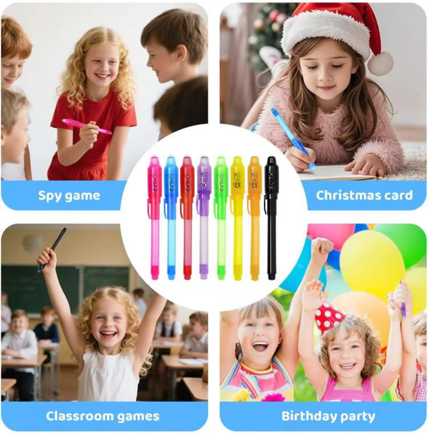 32pcs  Invisible Ink Pens with UV Light - photo 4