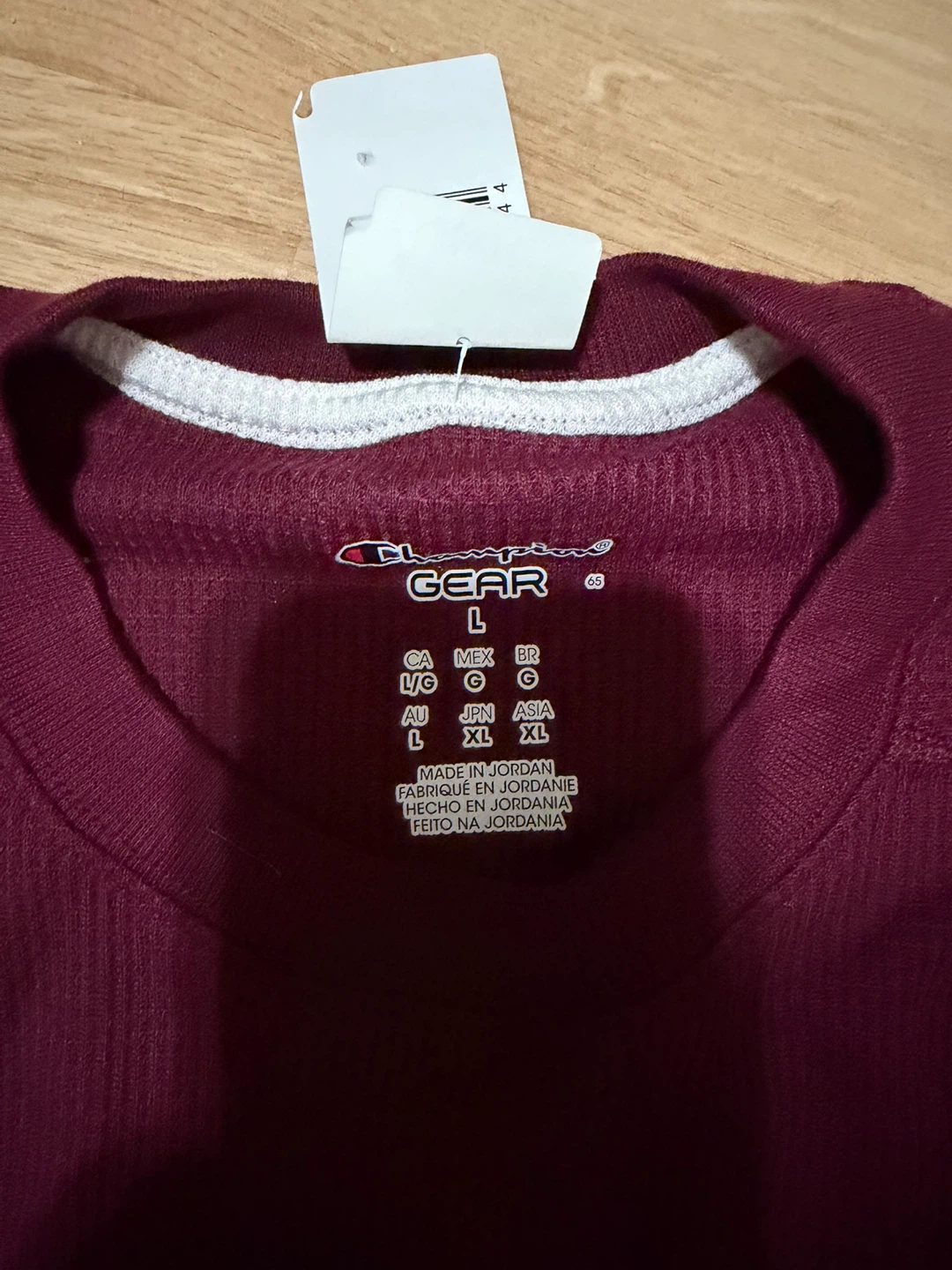Champion Gear Long Sleeve Thermal Shirt Burgundy L - photo 2