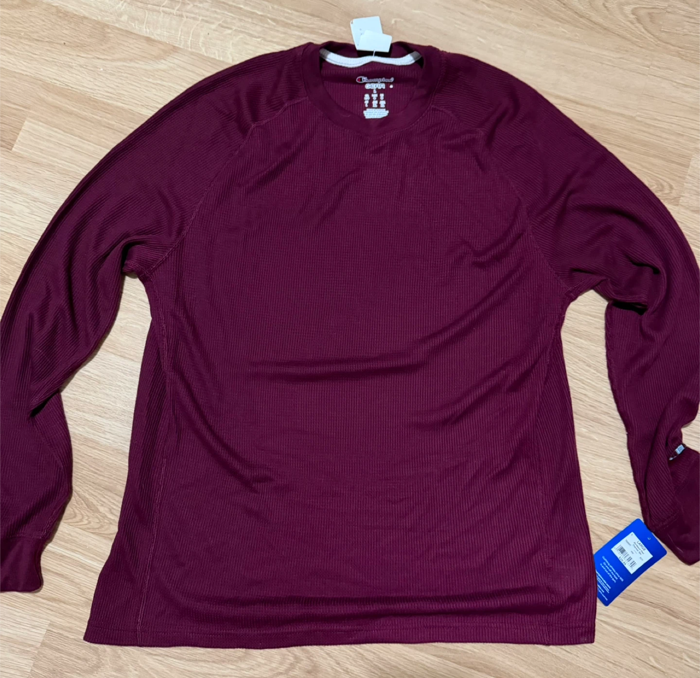 Champion Gear Long Sleeve Thermal Shirt Burgundy L