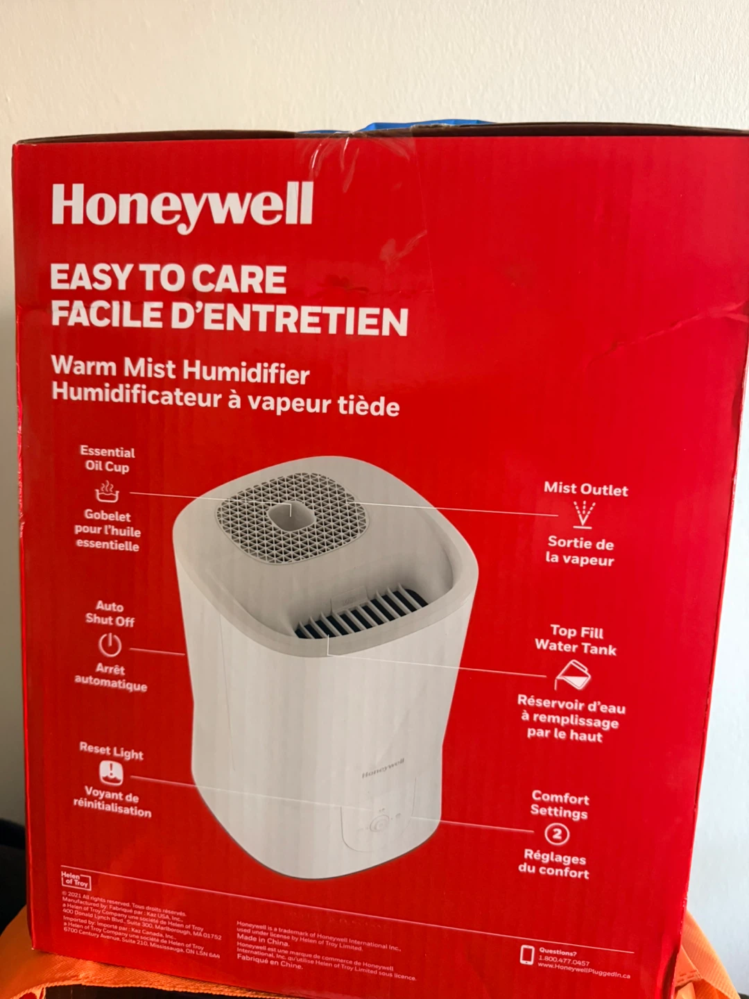 NEW! - Honeywell HWM440WC Warm Mist Humidifier