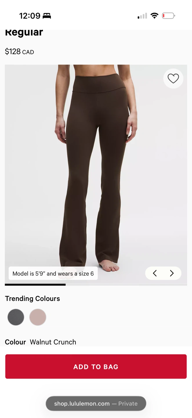 Lululemon Align High-Rise Flared Leggings Walnut Crunch - photo 2