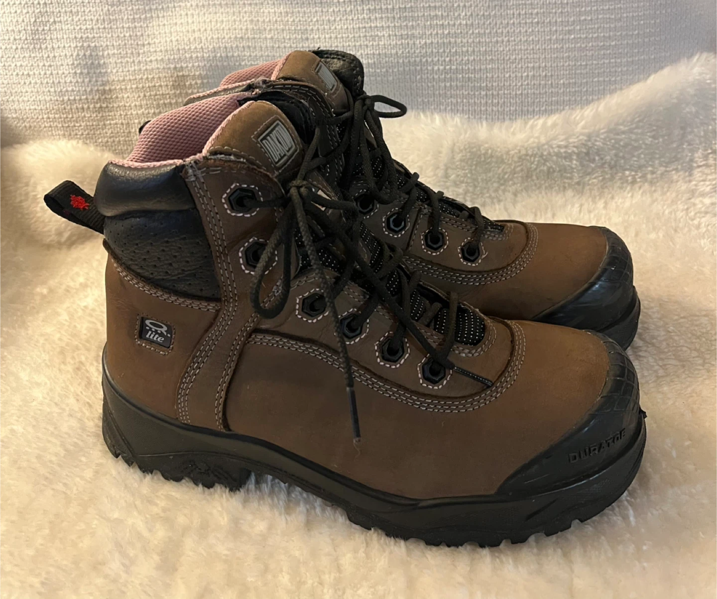Dakota Steel Toe Safety Work Boots Women Size 8 - photo 2