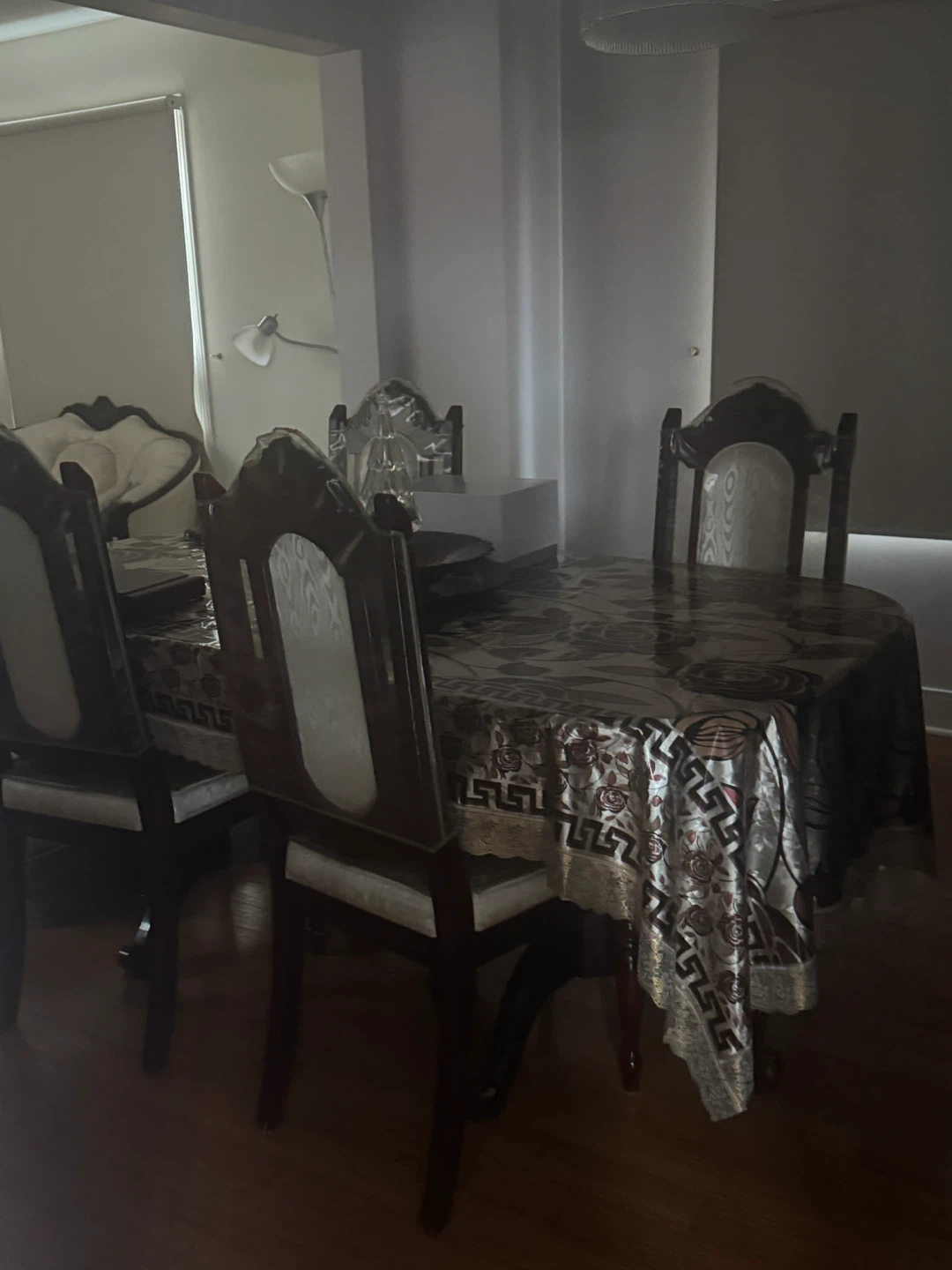 Vintage Dining Set with Hutch and Accent Chairs - photo 2