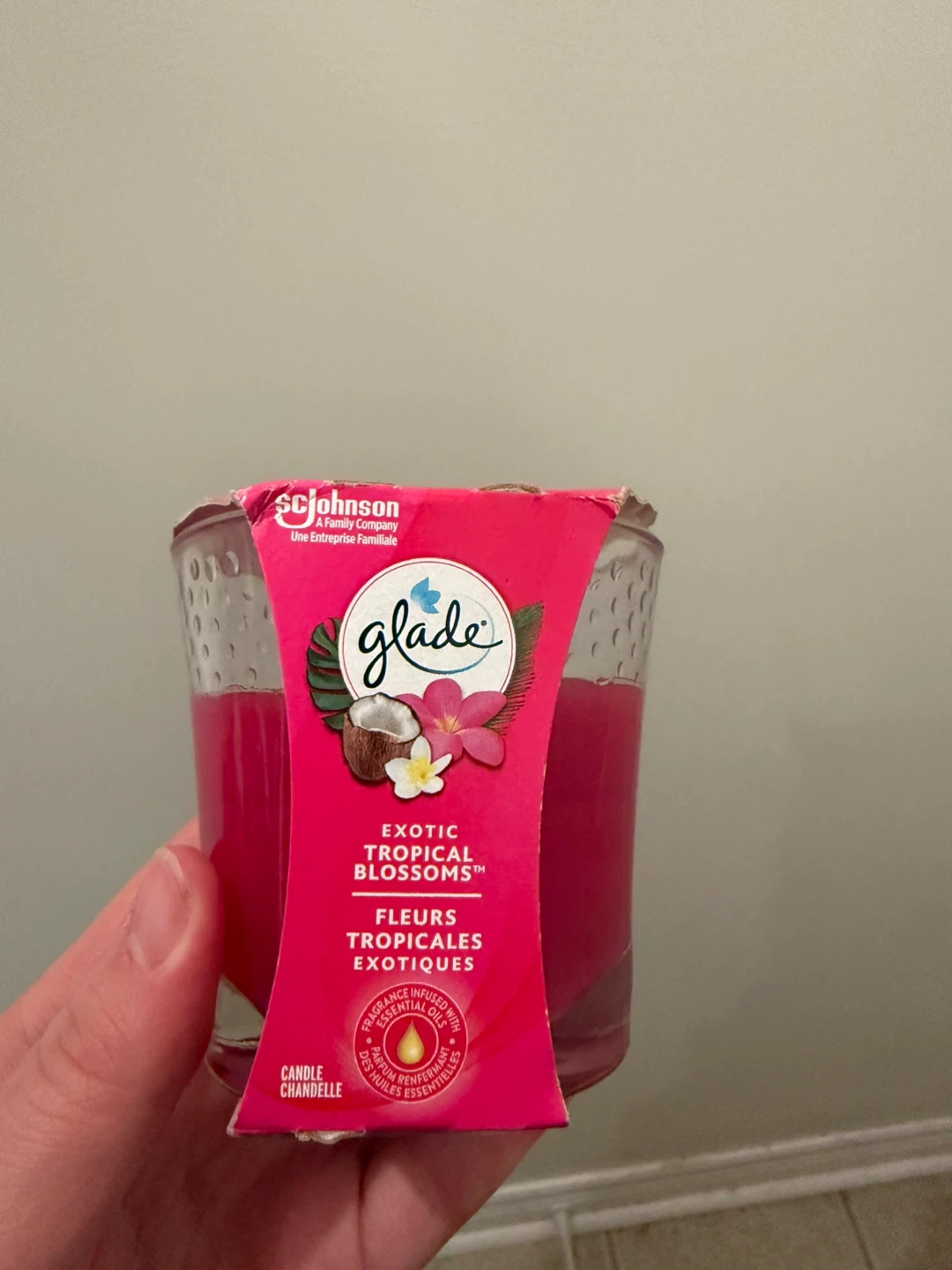 Glade Exotic Tropical Blossoms Candle