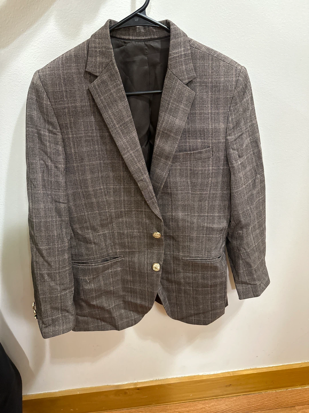 Men's Plaid Blazer