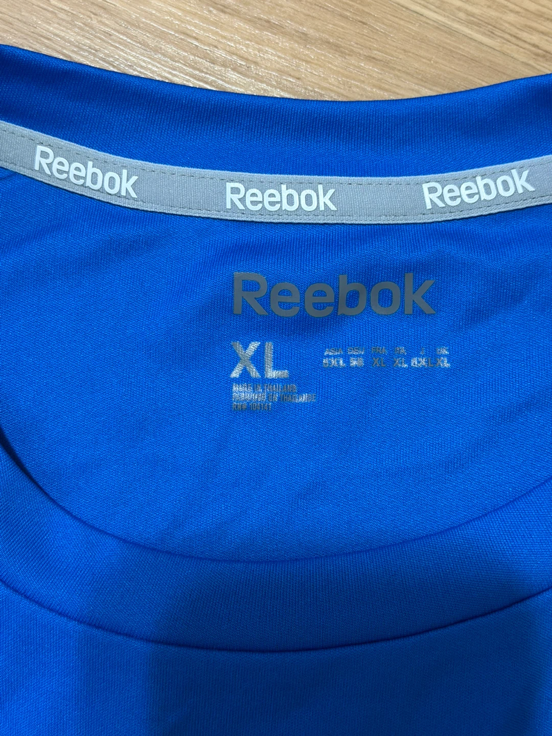 Reebok Men's Long Sleeve Athletic Shirt - Blue - XL - photo 3