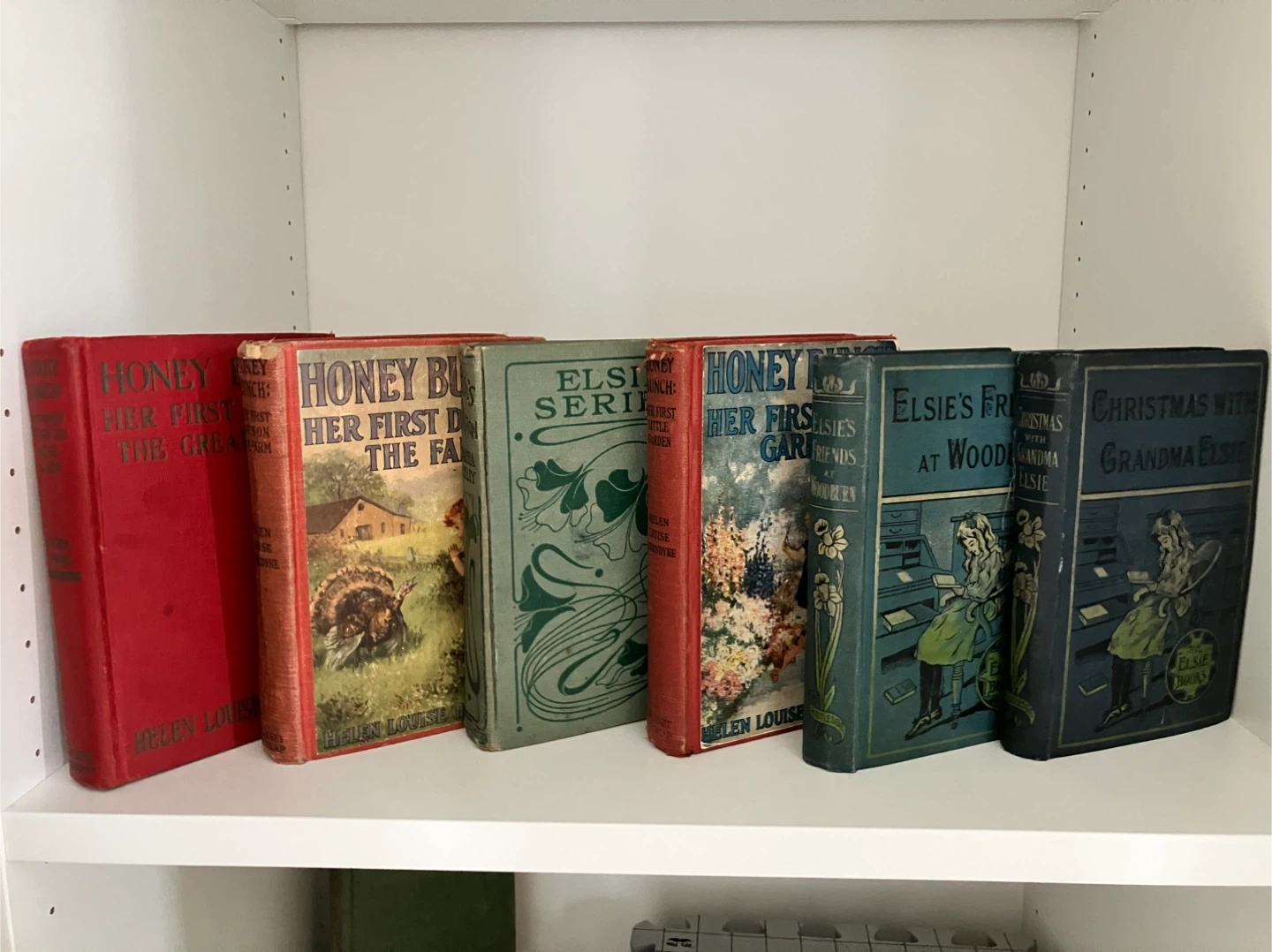 Collection of 6 Vintage Elsie and Honey Bunch Series