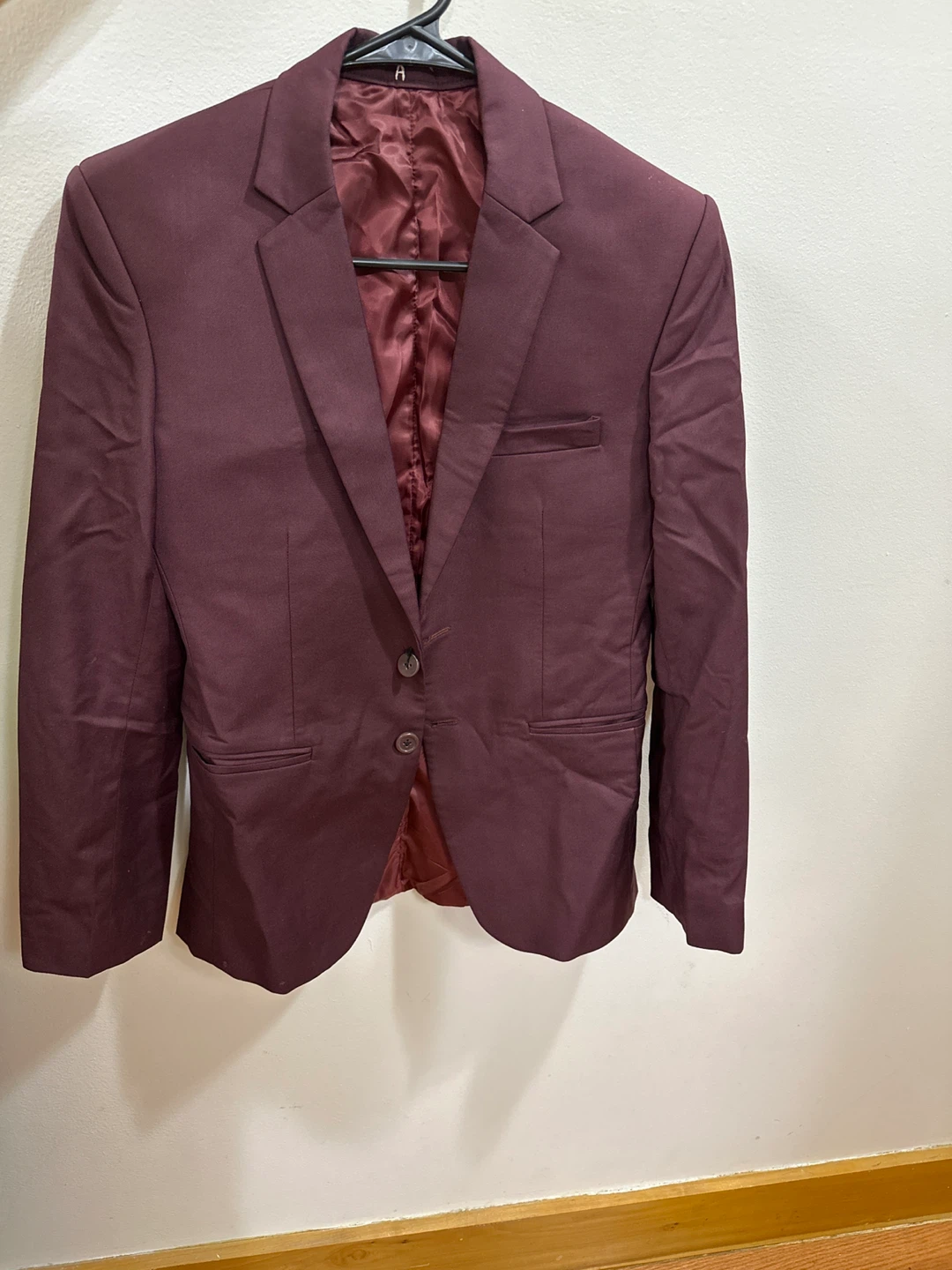 Men's Burgundy Blazer