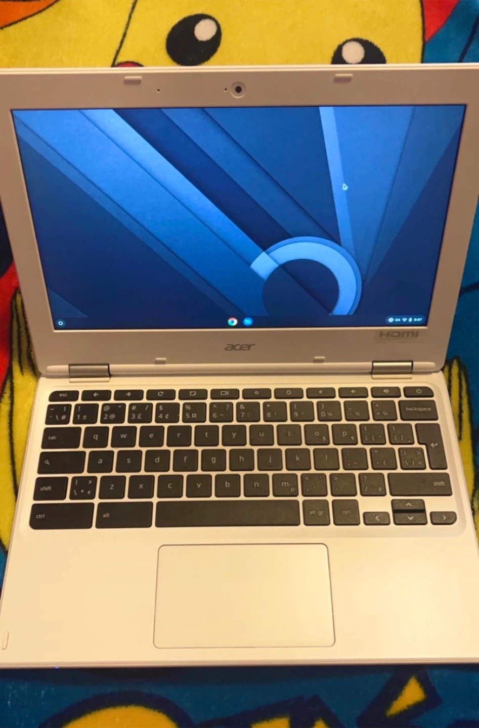 ACER CHROMEBOOK WHITE LAPTOP