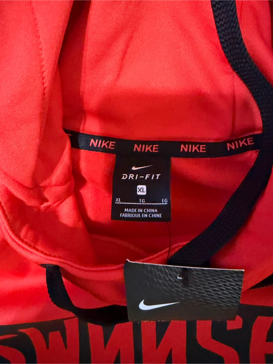 Nike Dri-FIT Therma Swoosh Hoodie XL Red - photo 3