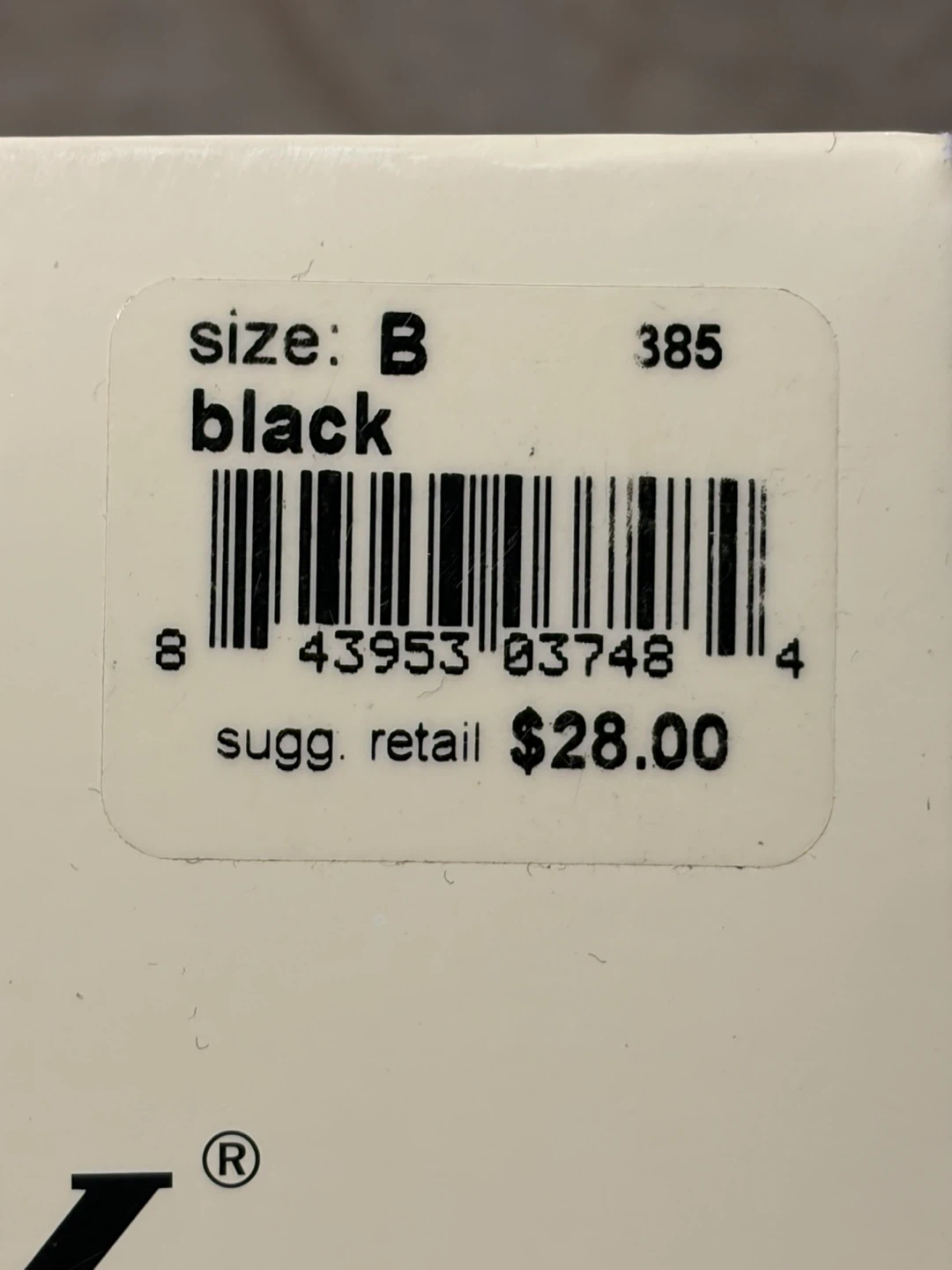 SPANX Sheer Fashion Pantyhose Size B Black - photo 3
