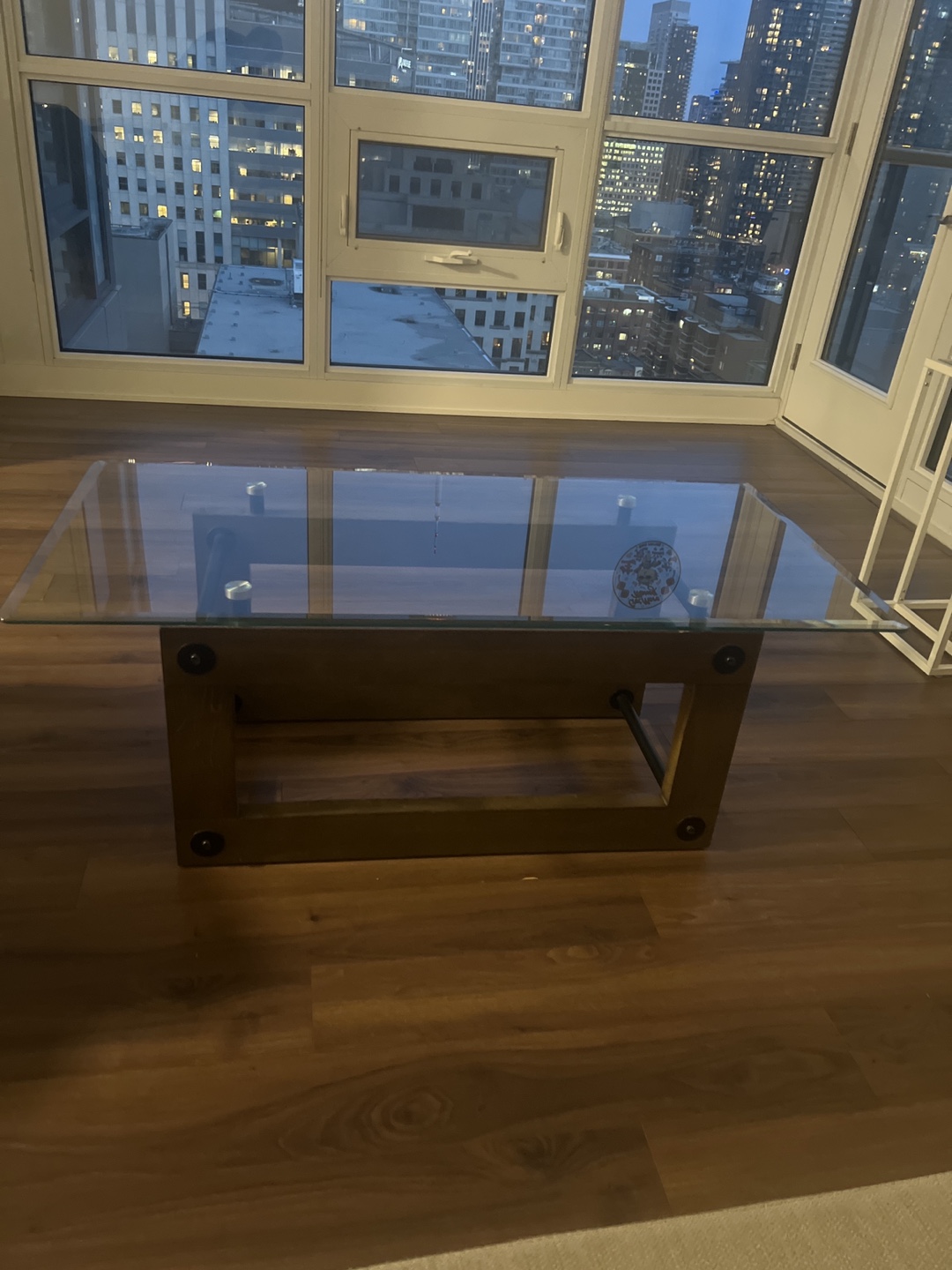 Glass Top Coffee Table - photo 2