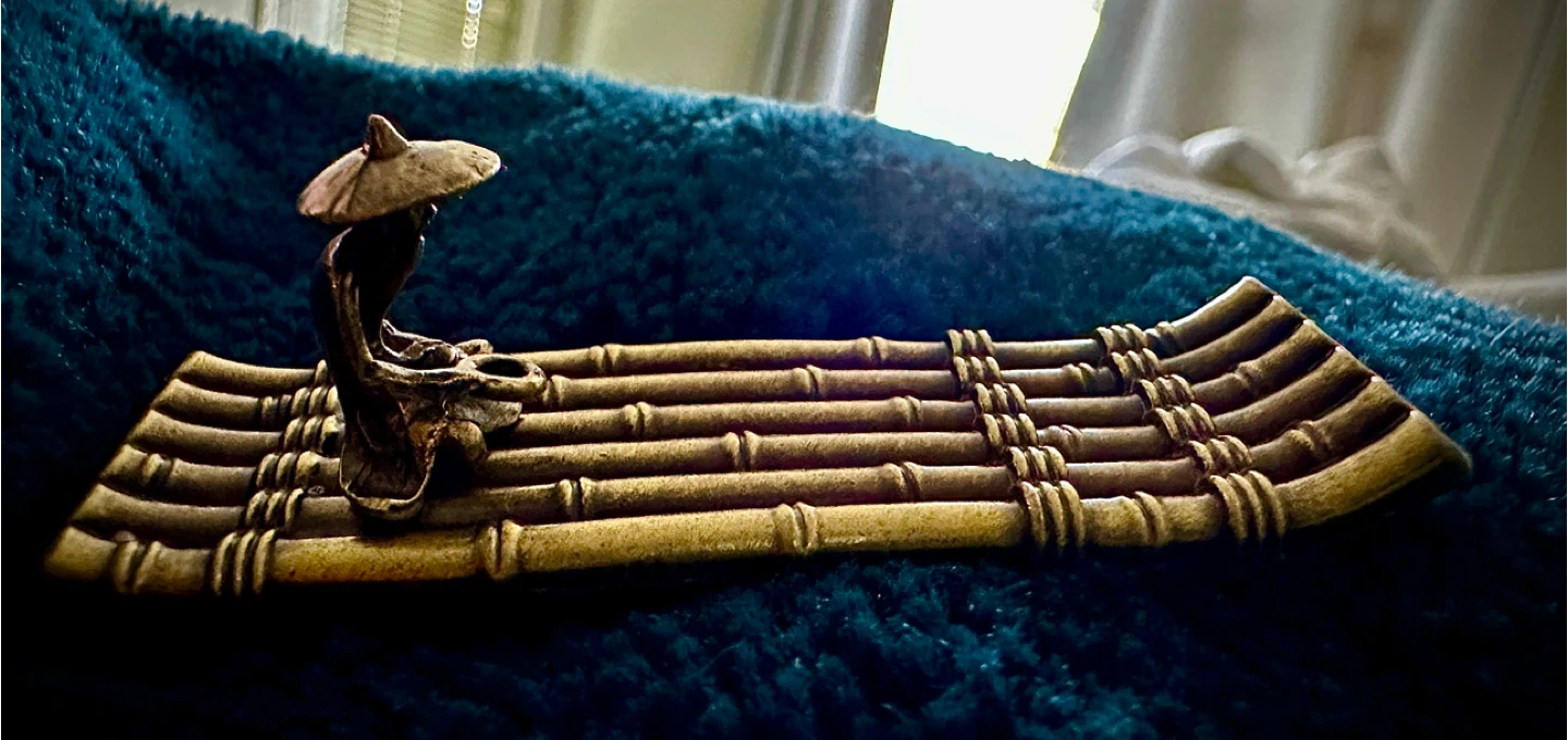 Incense Holder with Asian Figurine - photo 2