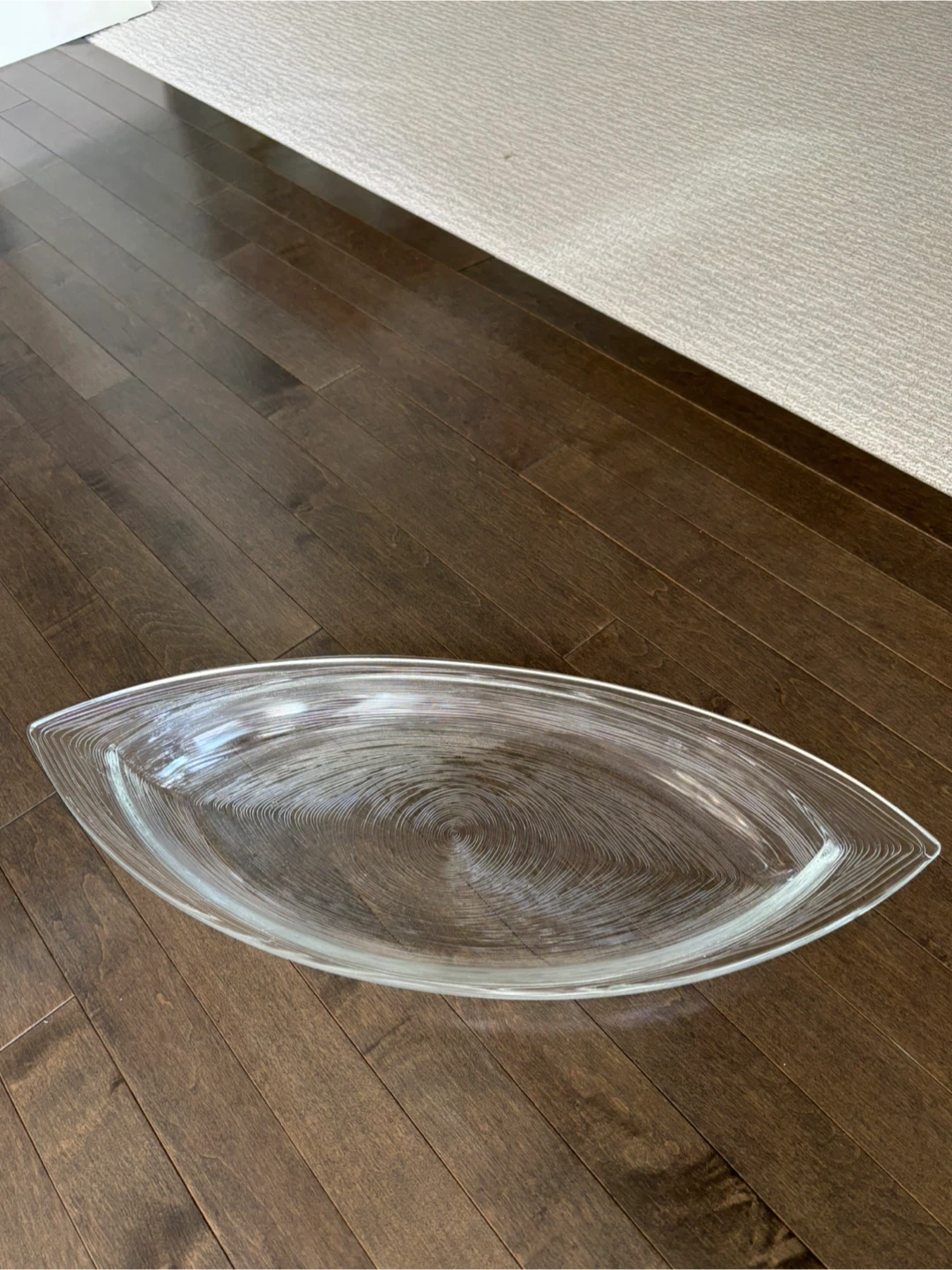 Clear Glass Serving Platter