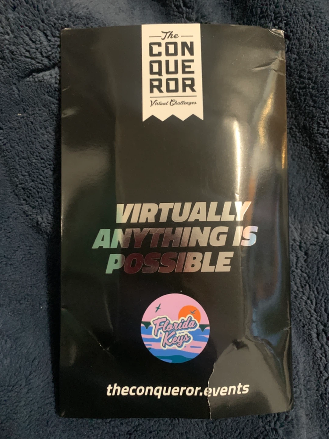 The Conqueror Florida Keys Virtual Challenge Medal - photo 3