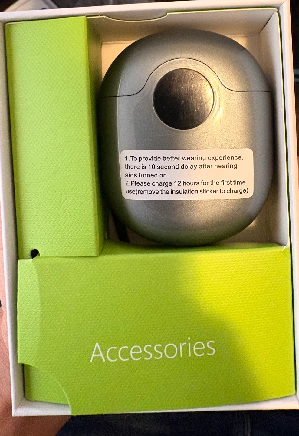 Hear Nature Enjoy Life Rechargeable Hearing Aids with Case