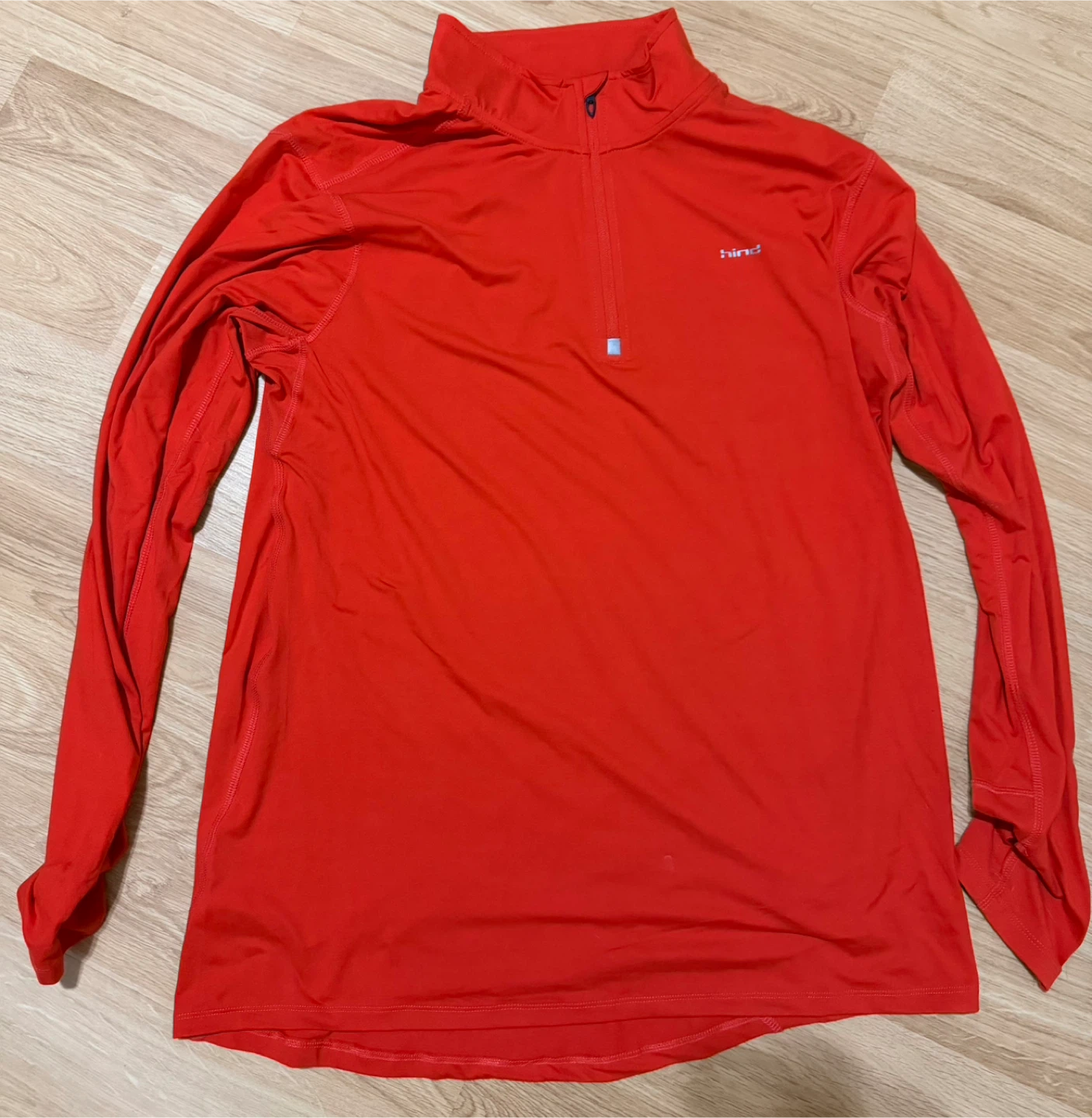 Hind Red 1/4 Zip Athletic Shirt XL