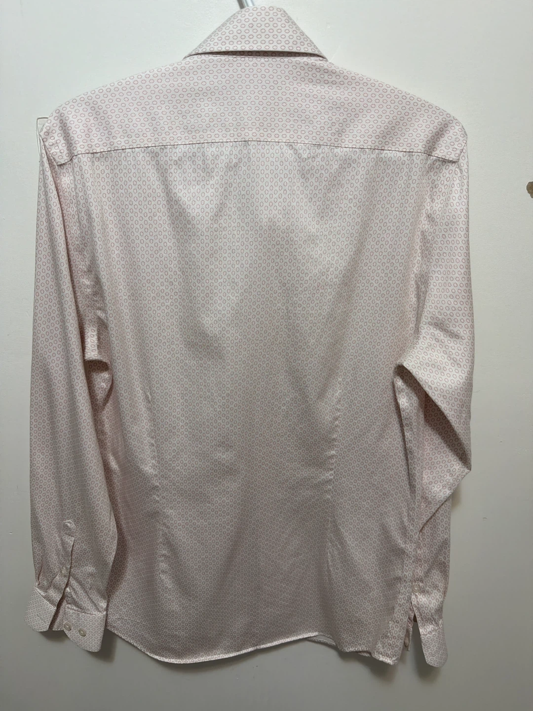 RW&CO. Men's Slim Fit Dress Shirt - Pink Pattern - M/M - photo 4