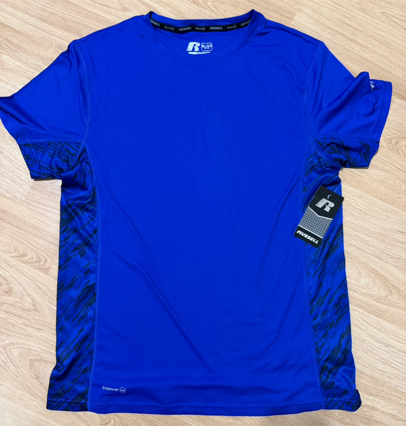 Russell Athletic Dri-Power 360 Training T-Shirt XL Blue