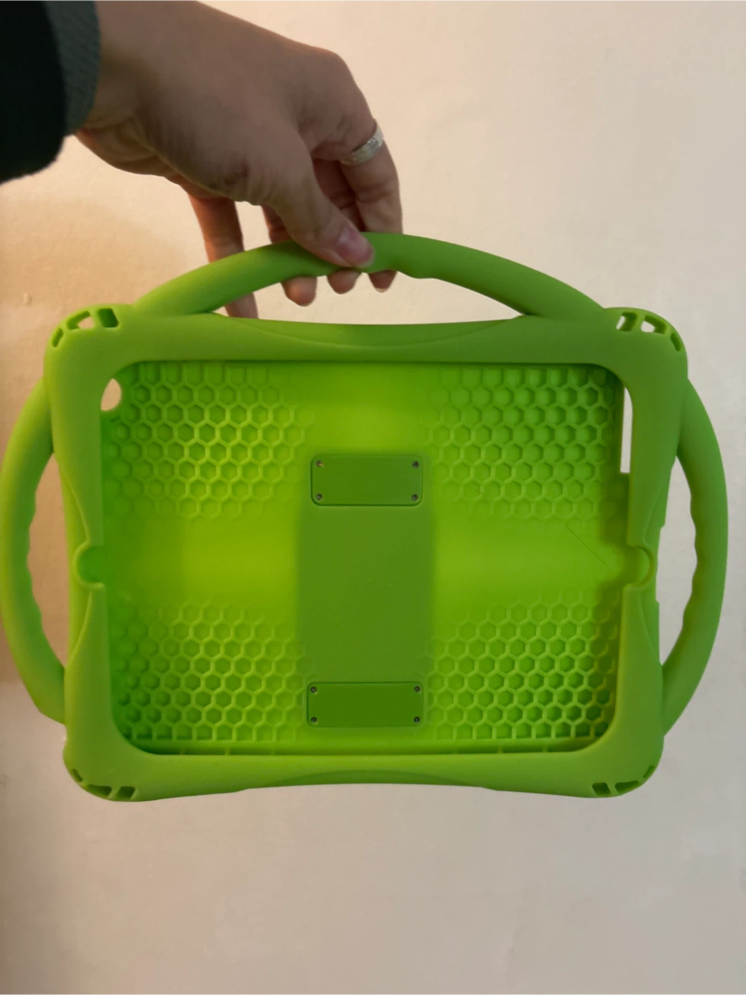 Green Kid-Proof Tablet Case with Handle and Stand