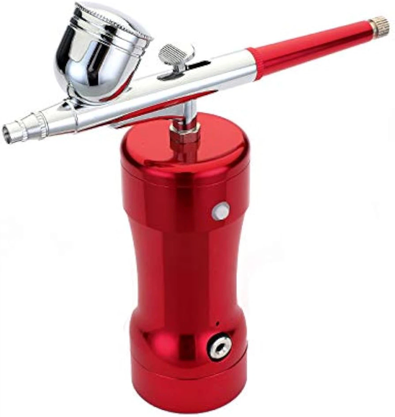 Red Portable Airbrush Compressor Kit with USB Charging - photo 3