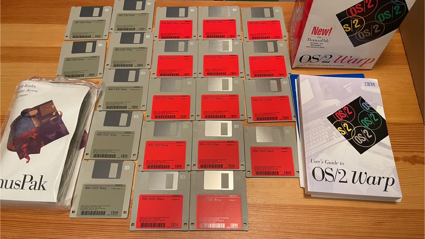 IBM OS/2 Warp Version 3 BonusPak Software with Floppy Disks - photo 3