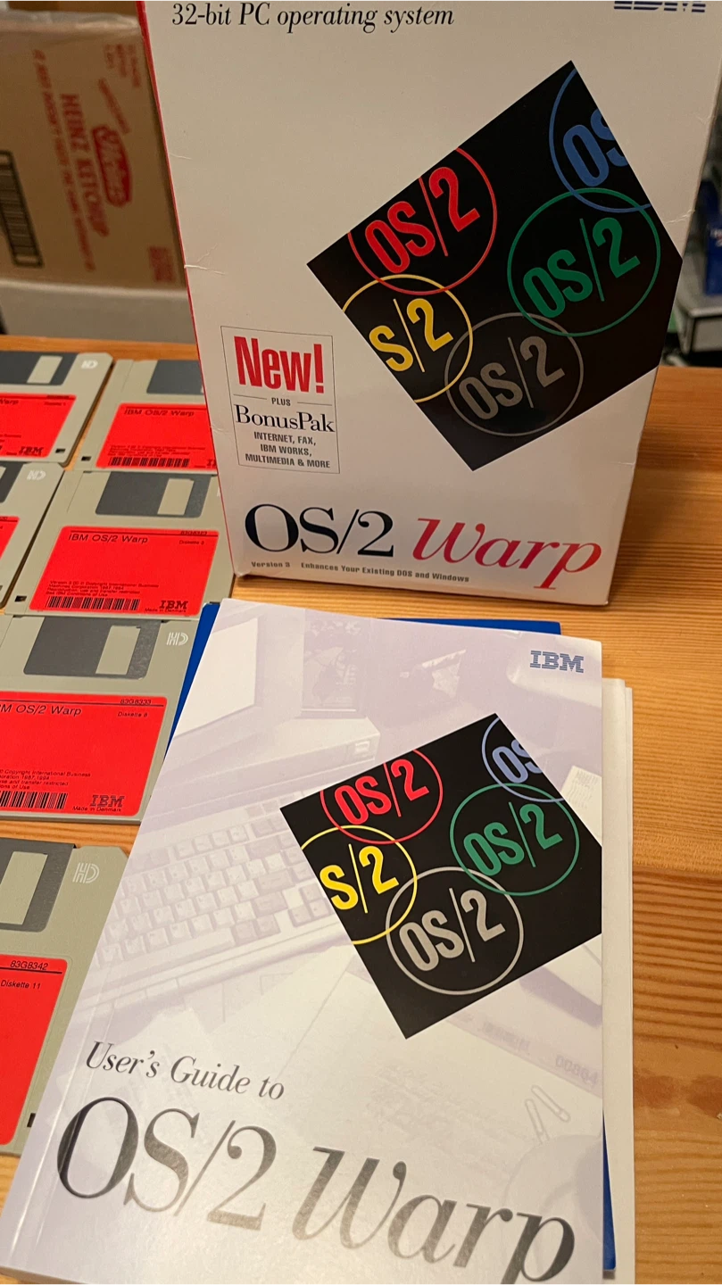 IBM OS/2 Warp Version 3 BonusPak Software with Floppy Disks - photo 2