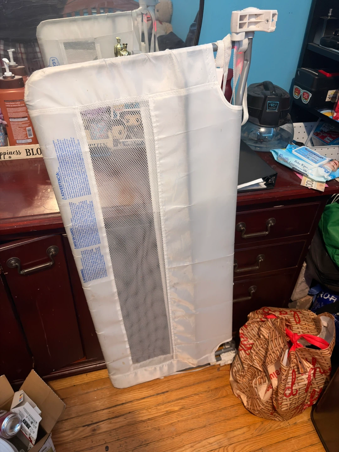 White Baby Bed Rail Guard