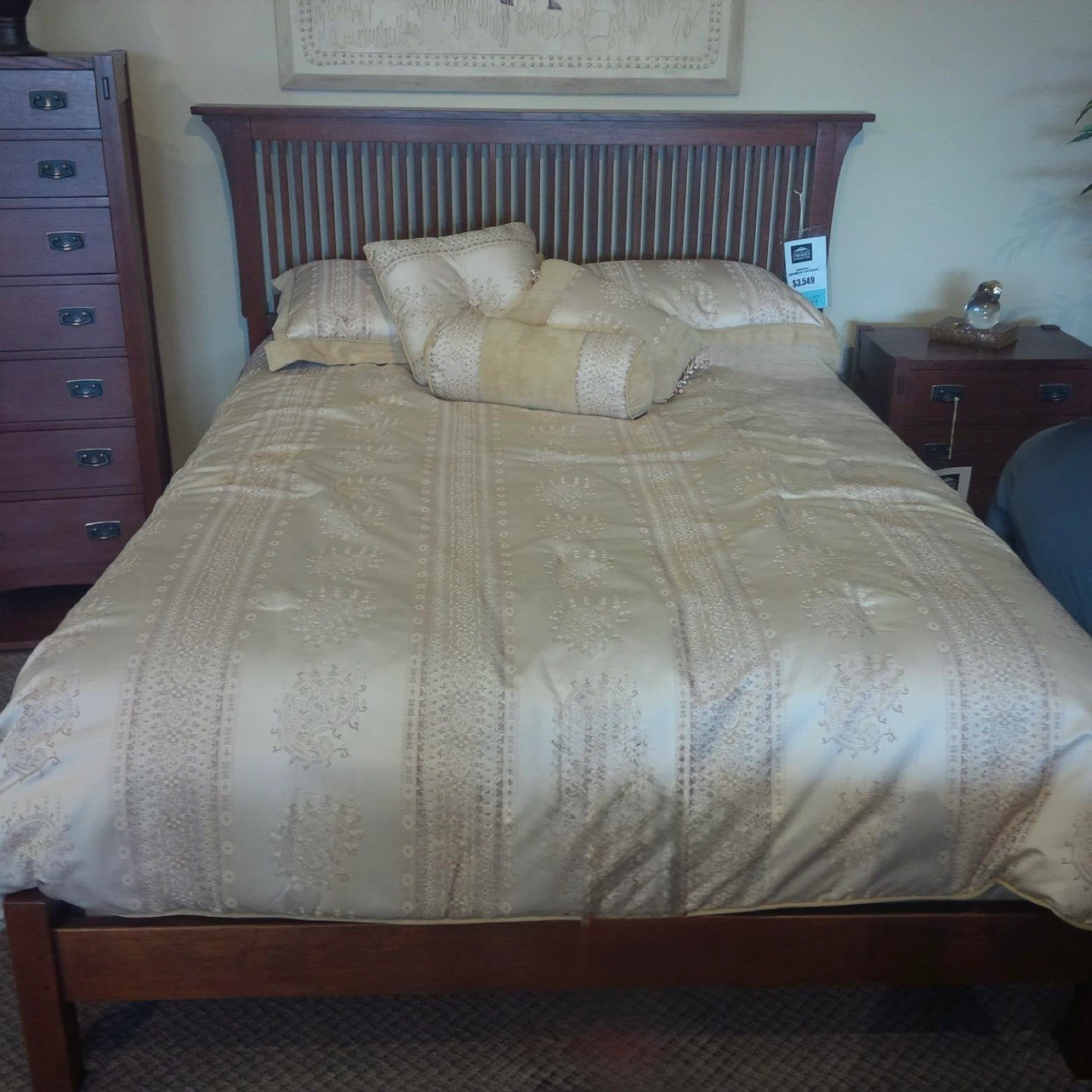 ‼️Stickley mission queen bed frame / headboard - photo 2
