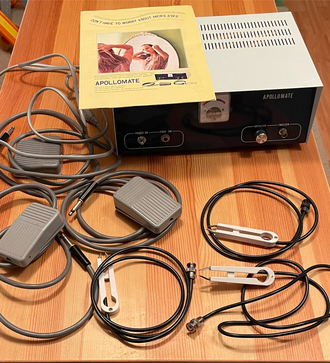Vintage Apollomate Electrolysis Unit with accessories