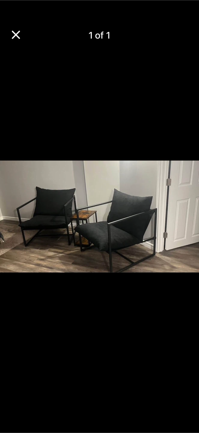 Black Accent Chairs BNIB 4 available