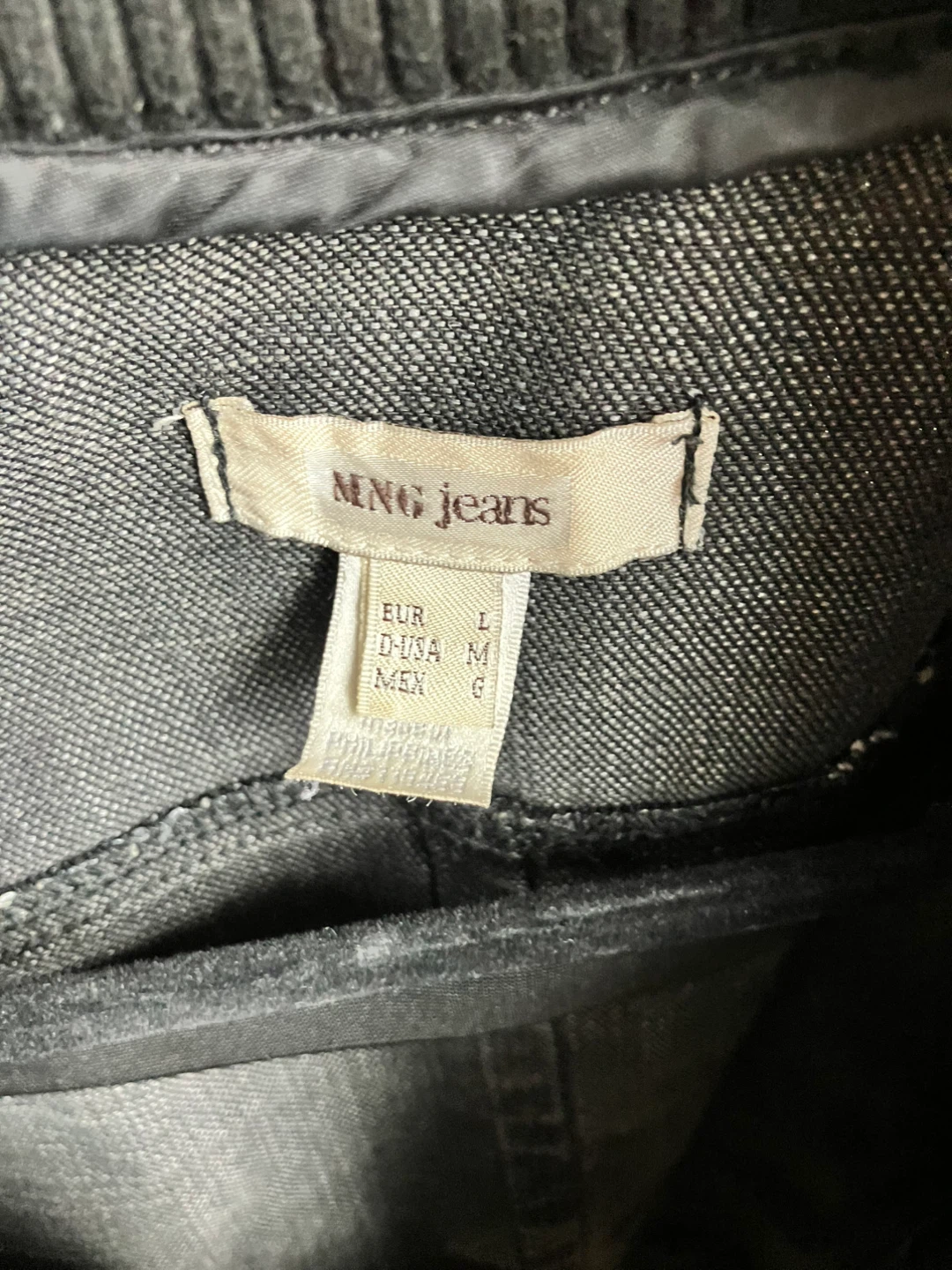 MNG Jeans Black Bomber Jacket - Size M - photo 4