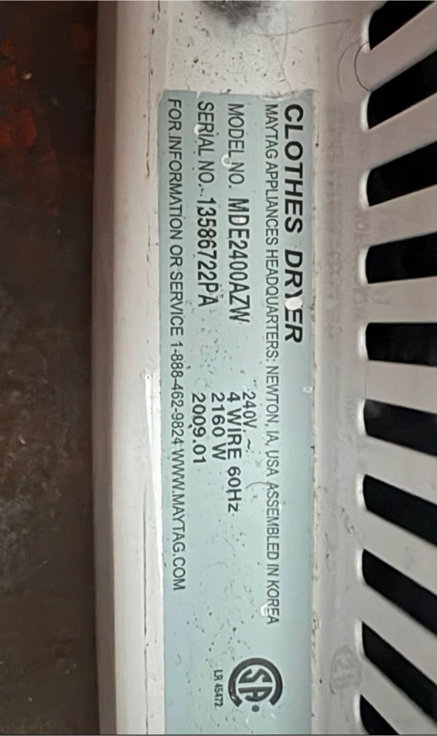 Maytag Electric Dryer - photo 3