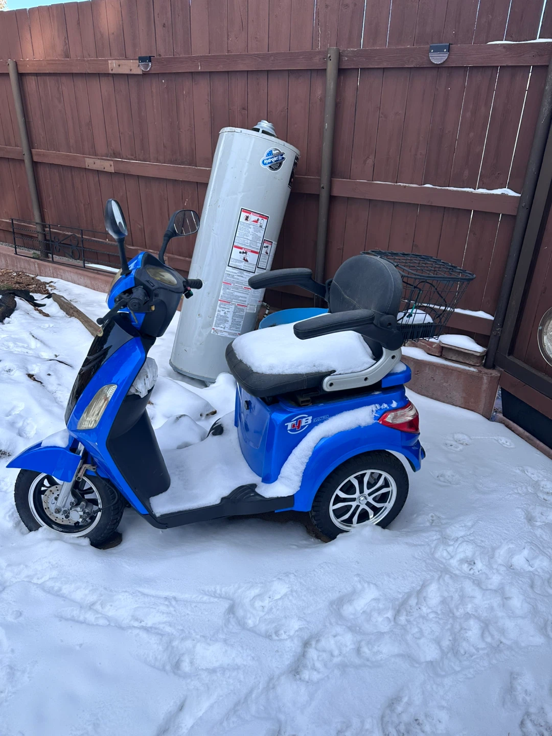 Blue 3-Wheel Mobility Scooter - photo 2