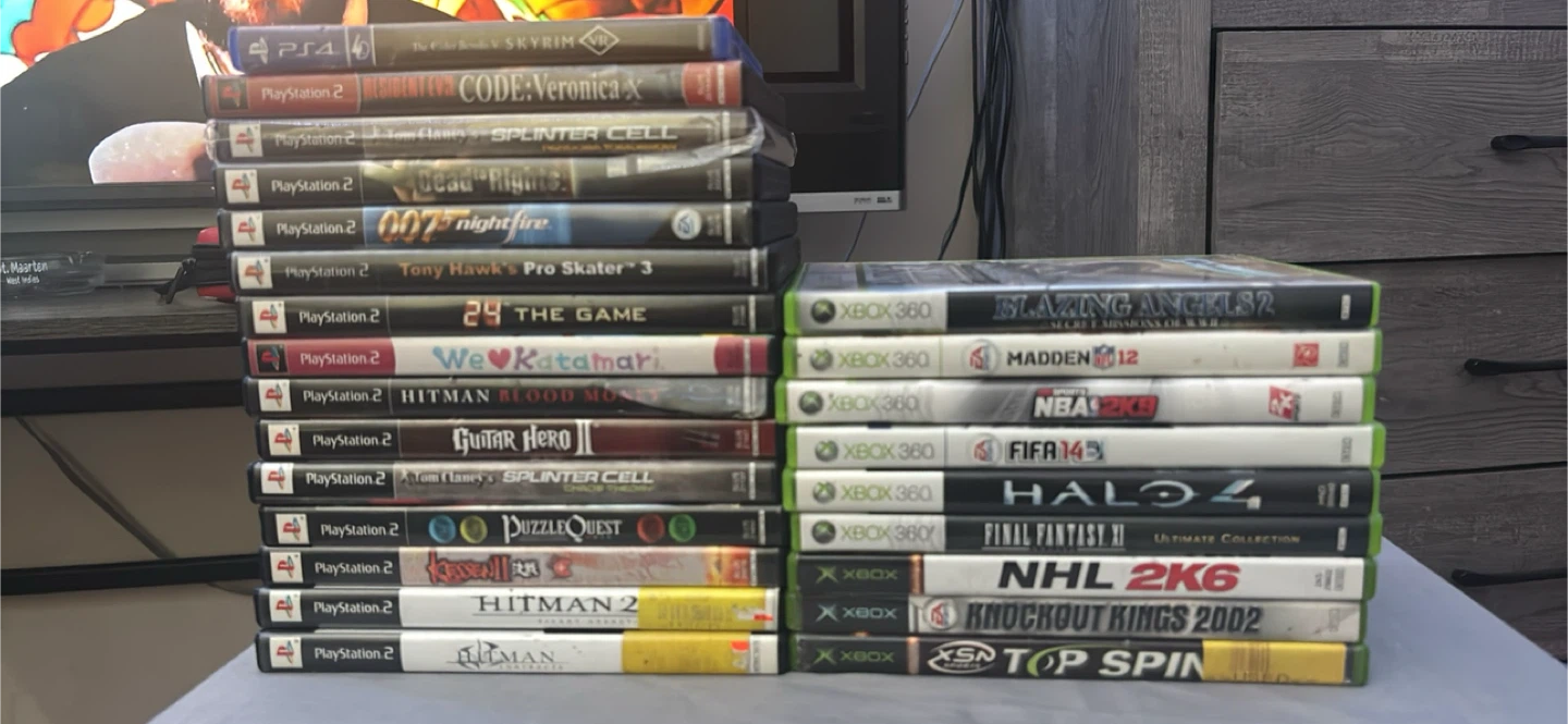 PlayStation 2 and Xbox 360 Video Game Bundle or singles!!