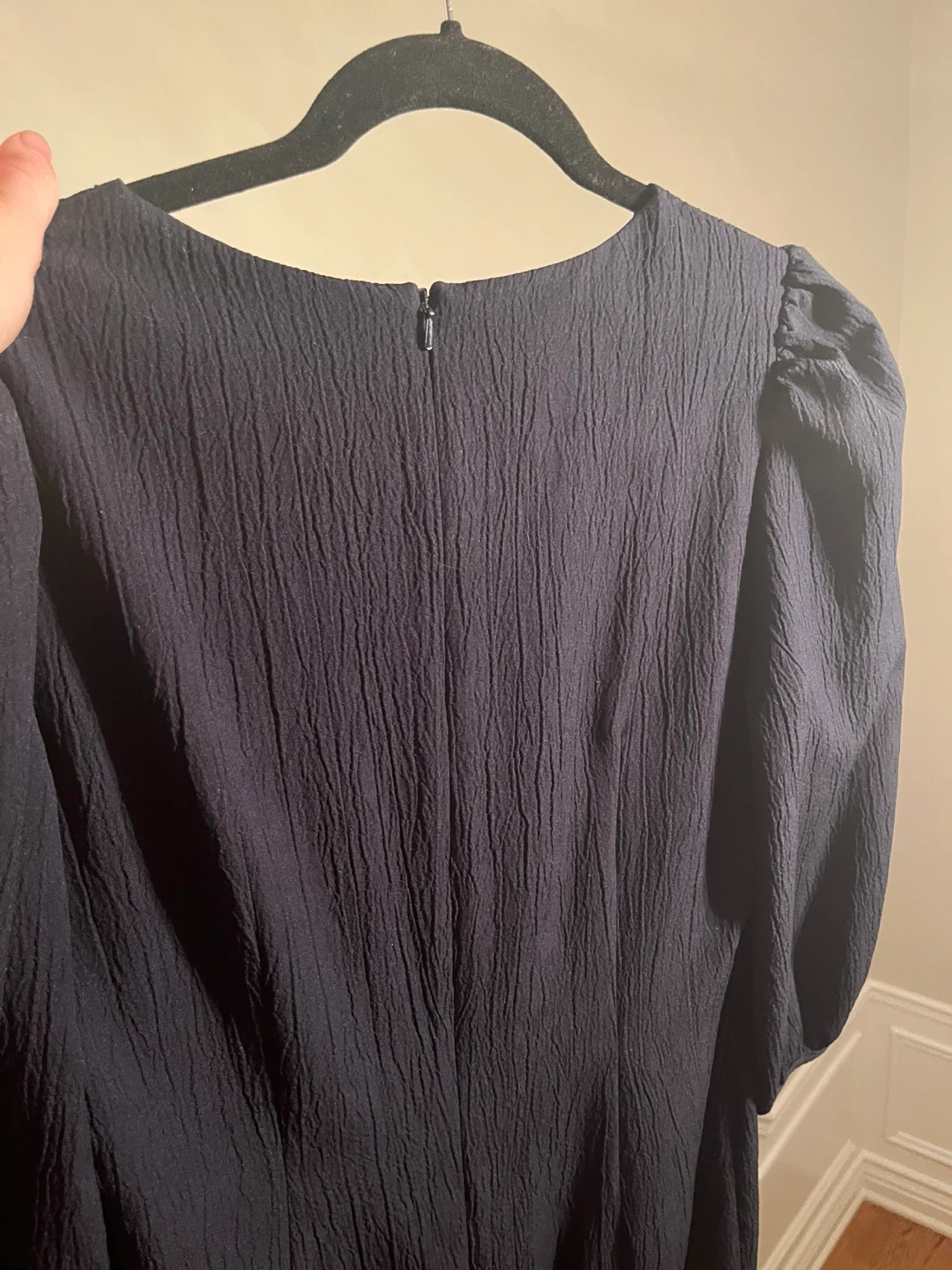 Joseph Ribkoff Navy Textured Dress Size 6 - photo 4