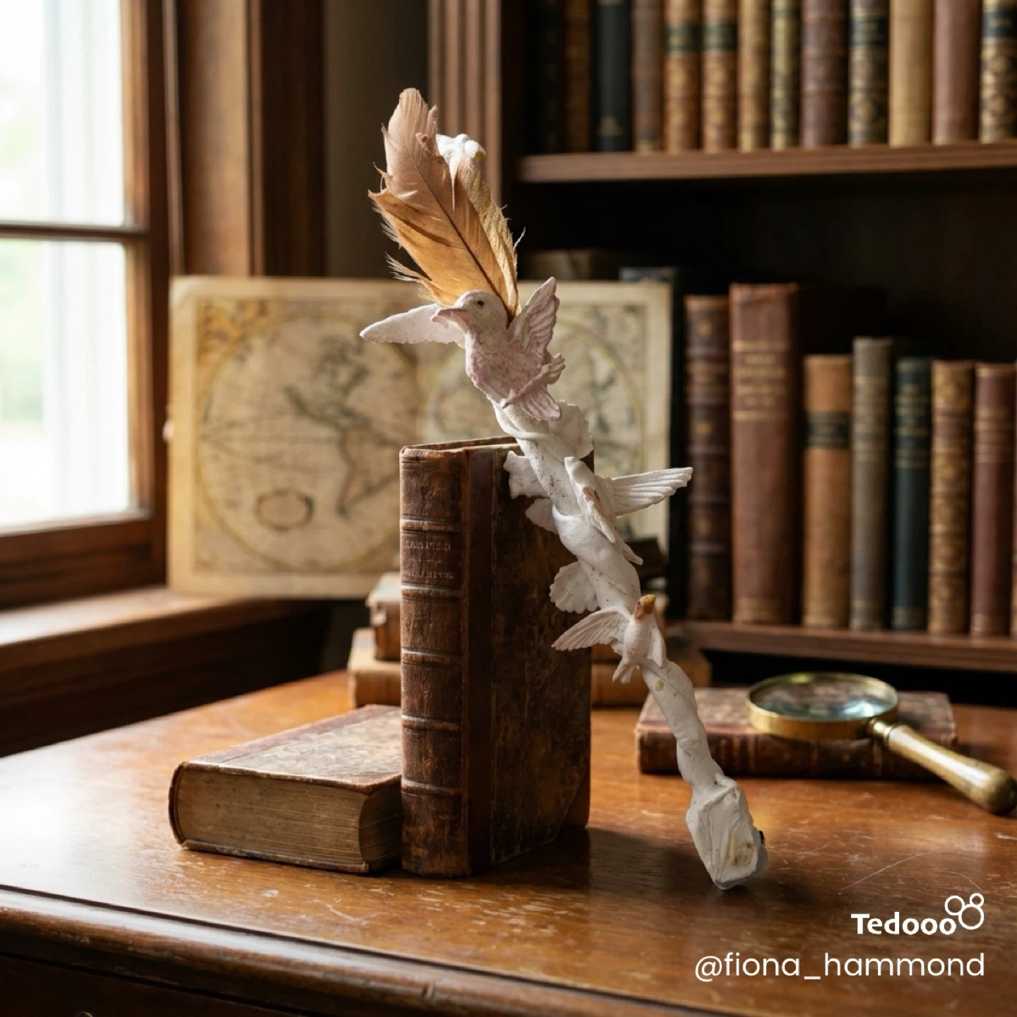 Decorative Bird Wand with Feather - photo 2