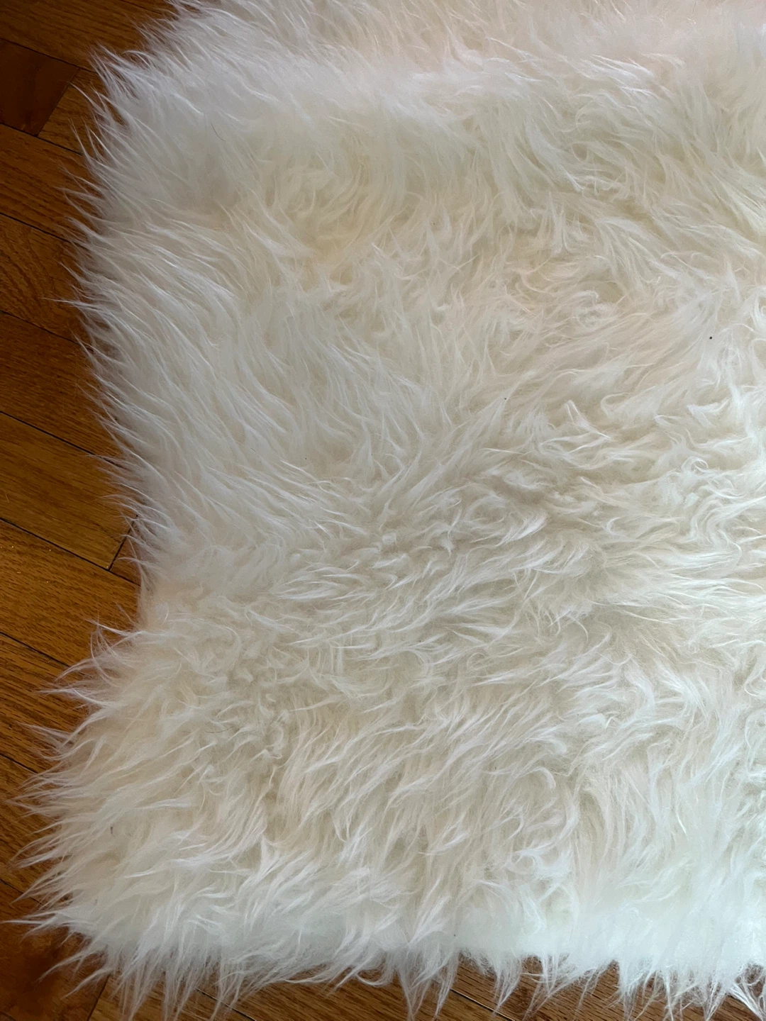 White Faux Fur Sheepskin Rug 3 available - photo 3