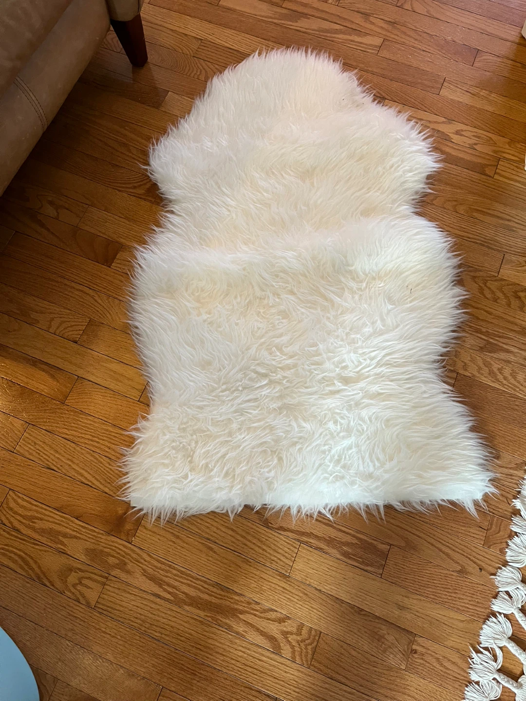 White Faux Fur Sheepskin Rug 3 available - photo 2