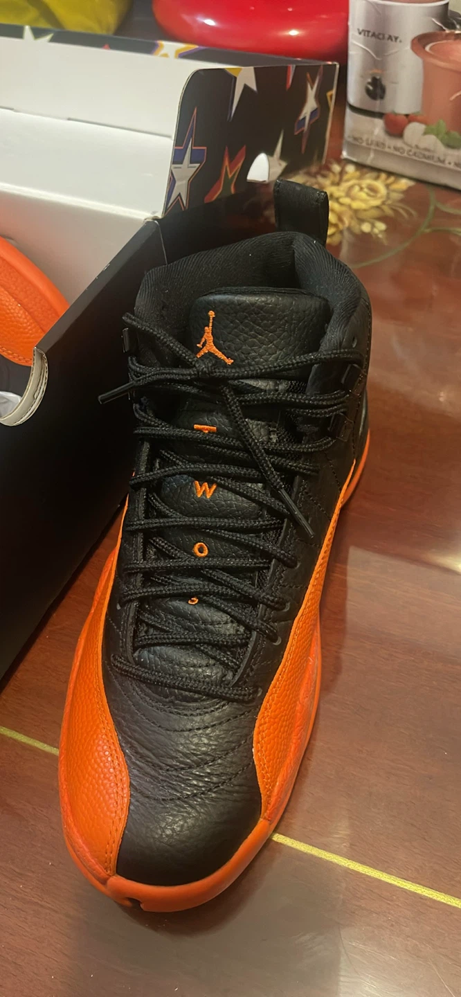 Jordan 12 "The Master" Sneakers (Black/Orange) - photo 3