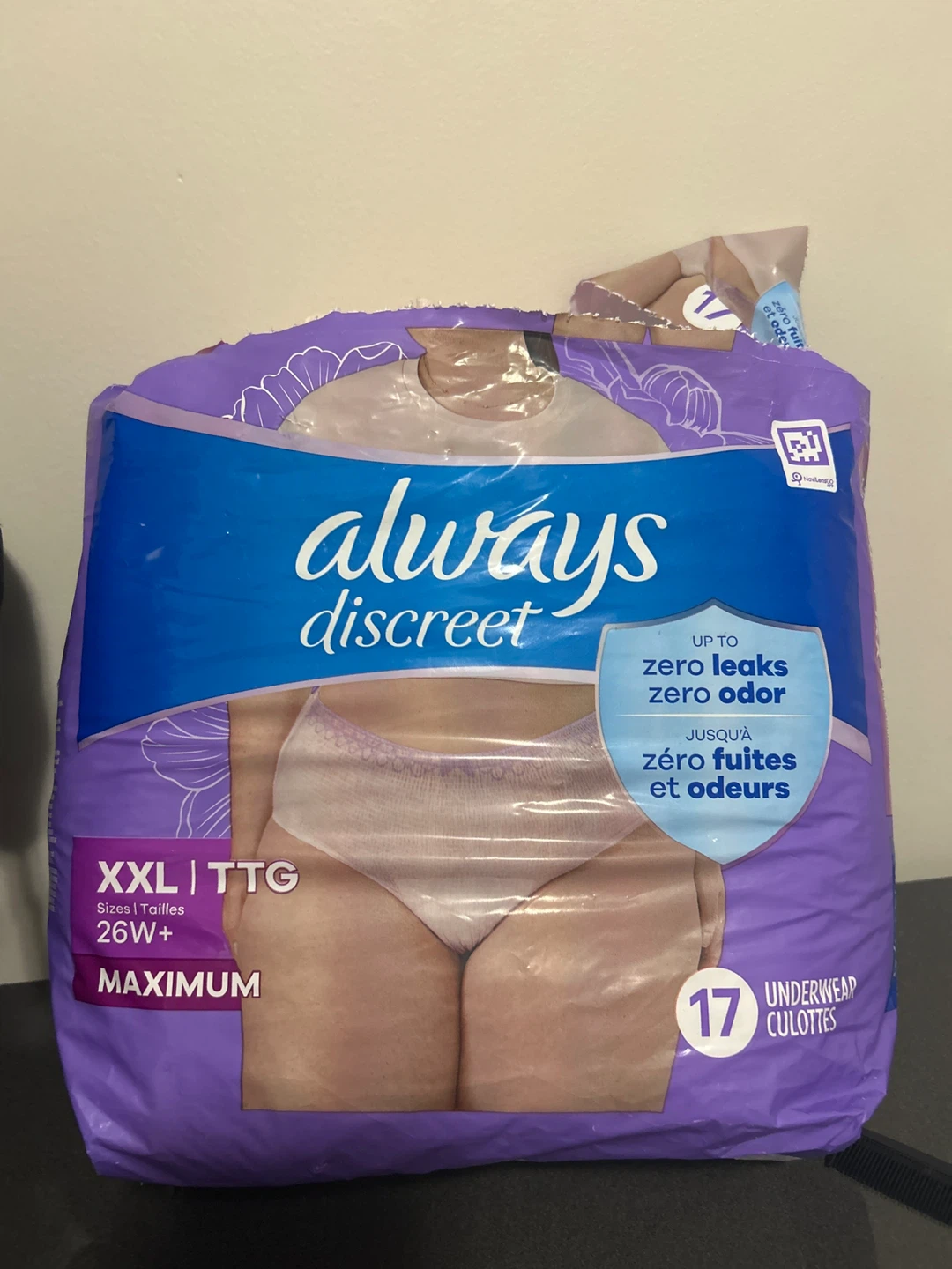 Always Discreet Underwear XXL - 16Count