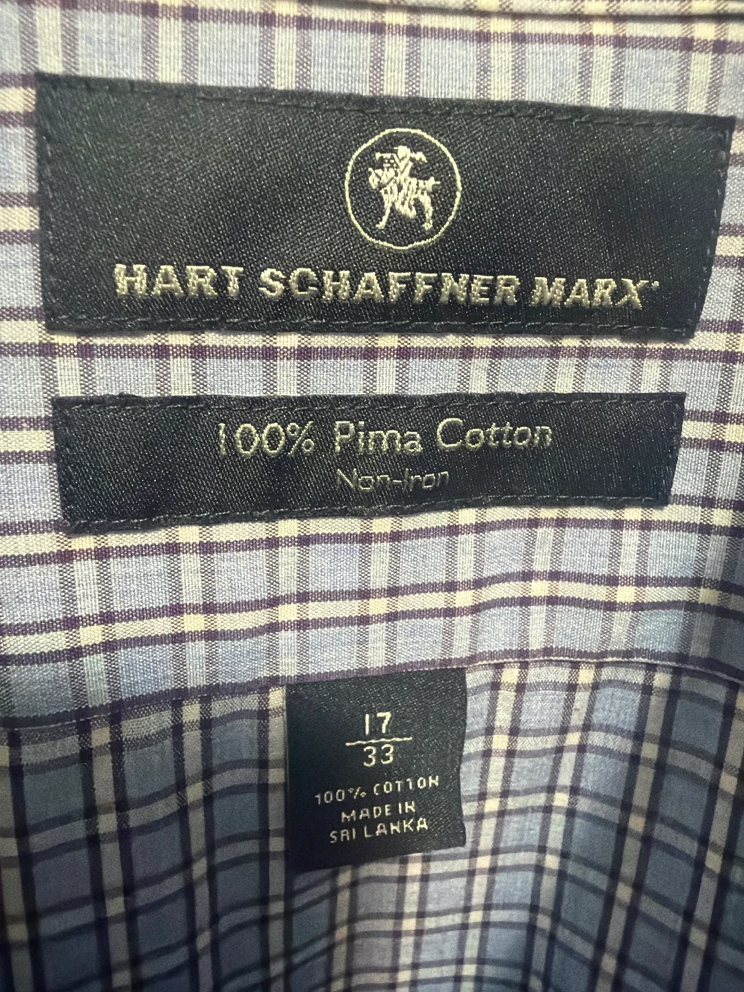 Hart Schaffner Marx Men's 17/33 Long Sleeve Dress Shirt - photo 2