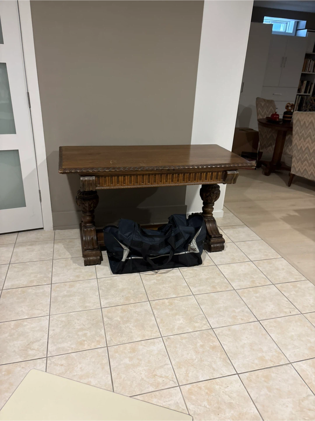 Vintage Wooden Console Table