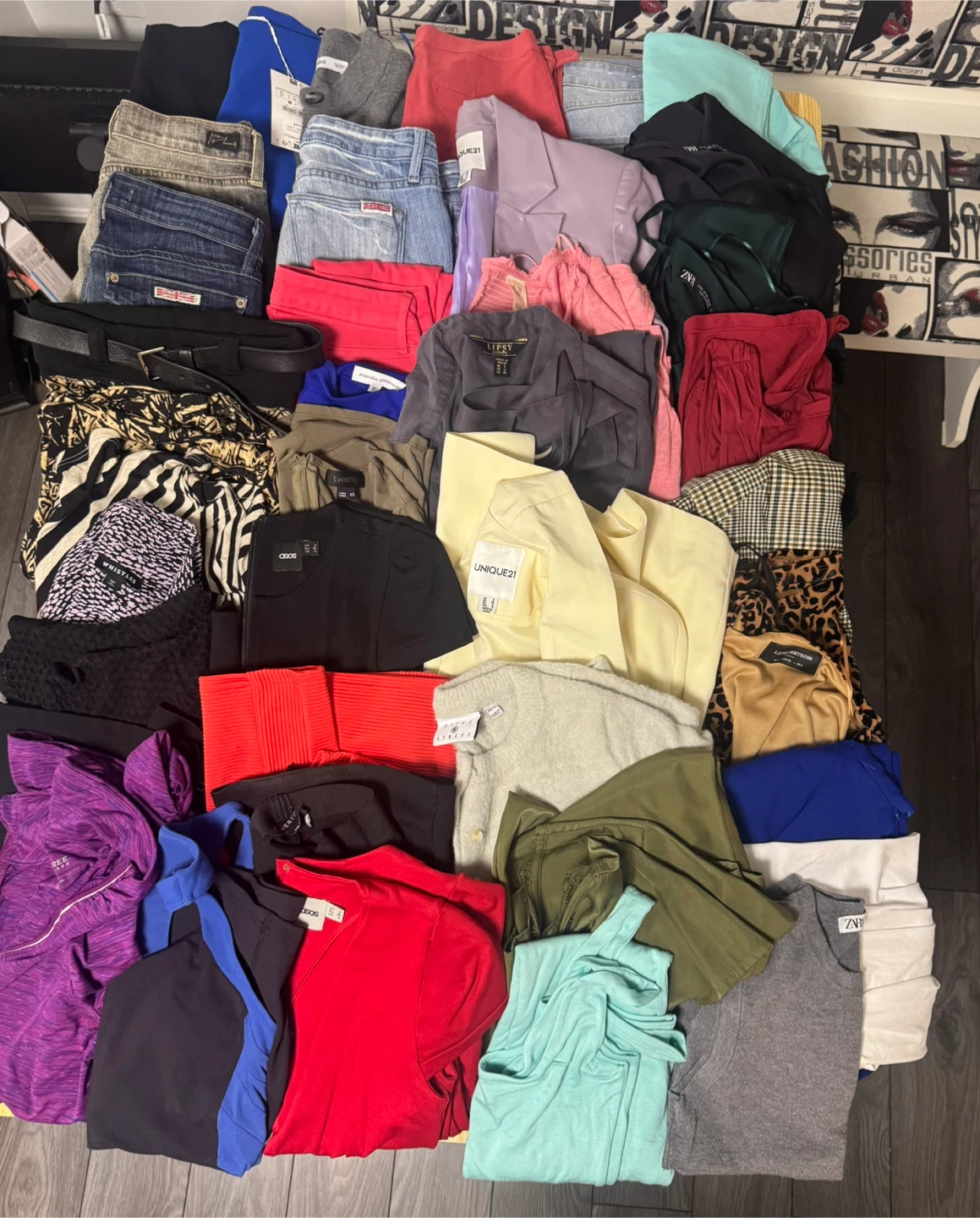 Assorted Women's Clothing Bundle: (37 Items)