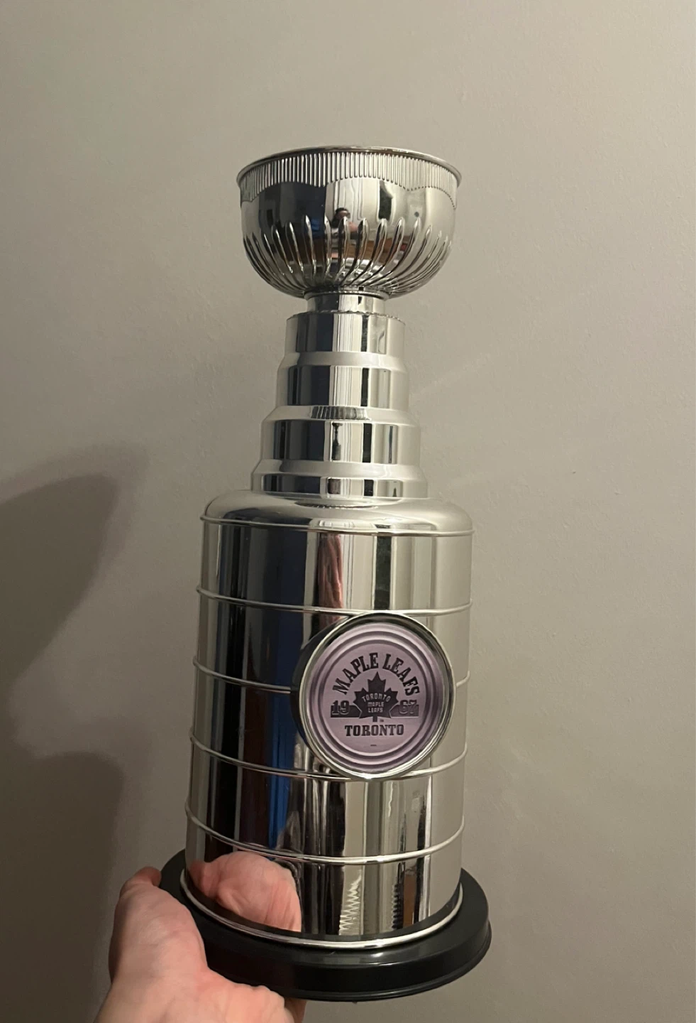 Toronto Maple Leafs Stanley Cup Replica Trophy Coin Bank