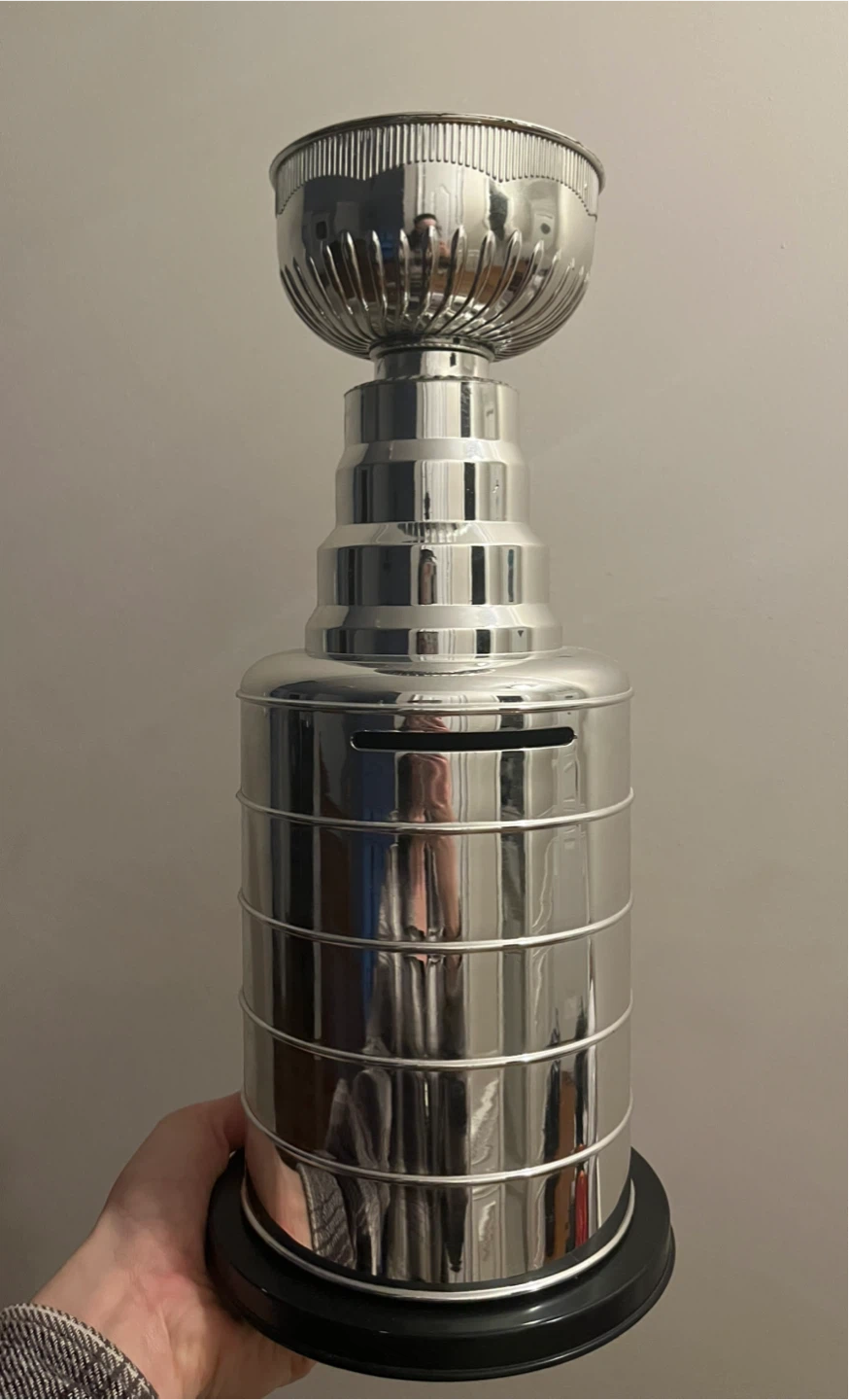Toronto Maple Leafs Stanley Cup Replica Trophy Coin Bank - photo 2