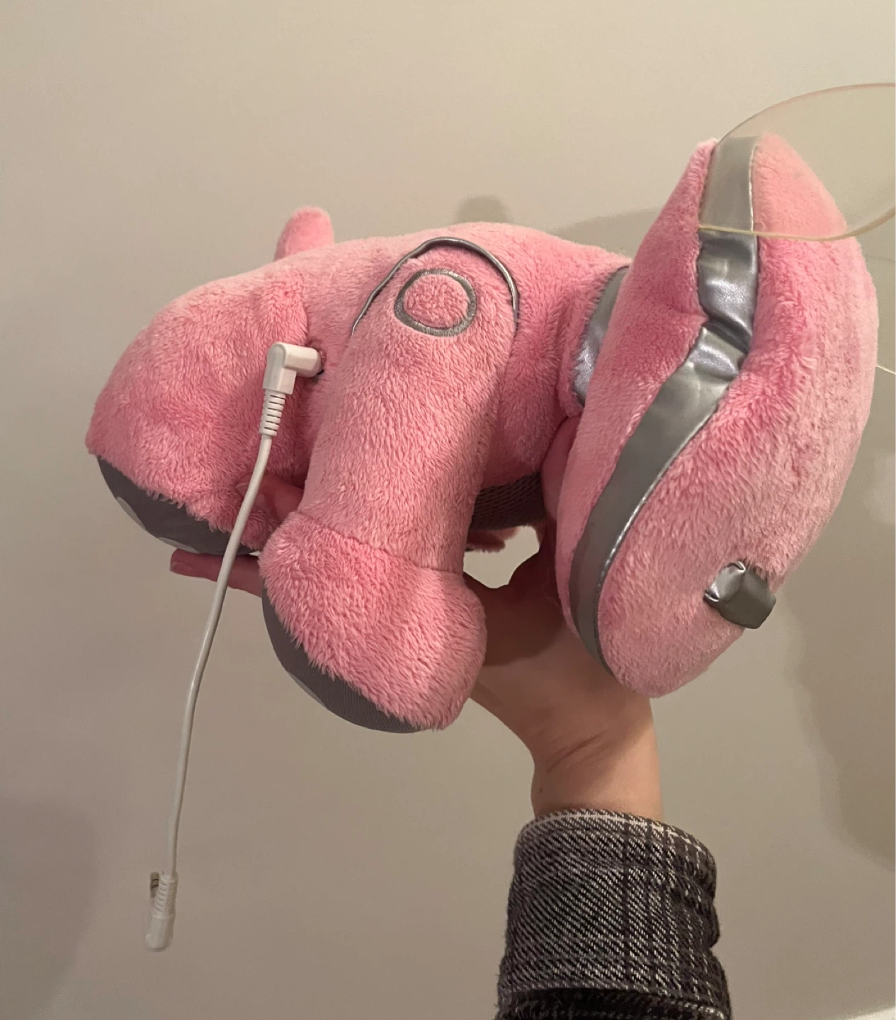 Pink Interactive Y2K Robot IDog Plush speaker - photo 4