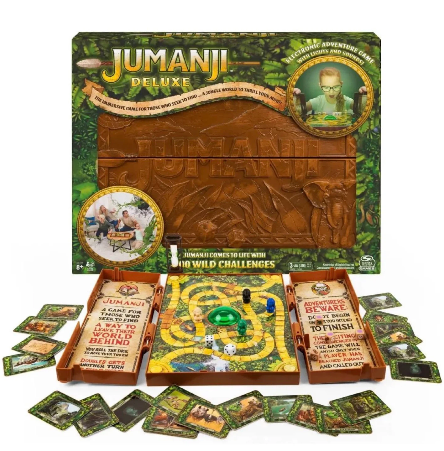 Jumanji Deluxe Electronic Adventure Board Game
